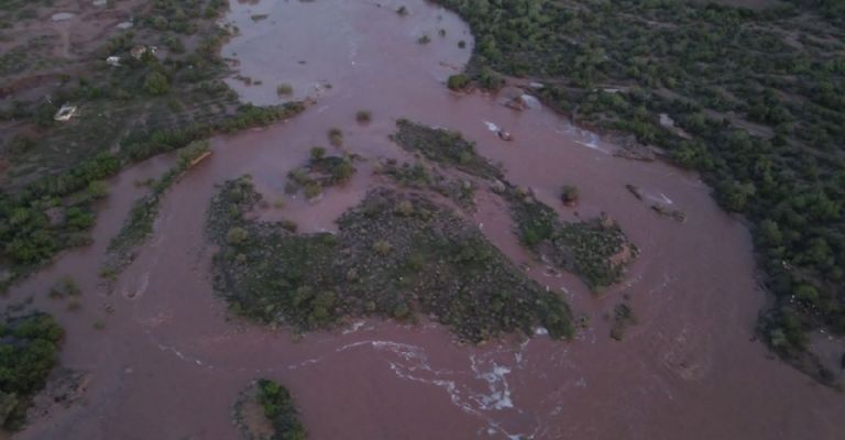Lluvias deja aisladas a algunas comunidades del valle de Guaymas