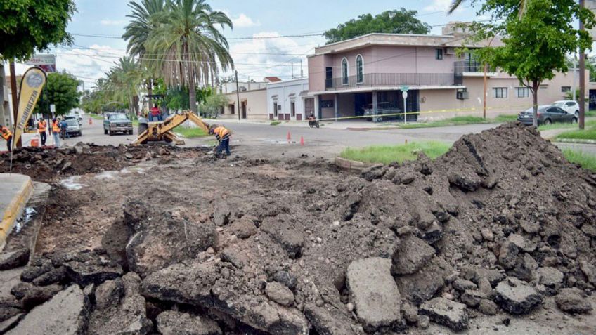 Navojoa: 17 cruceros permanecerán cerrados por rehabilitación de las calles