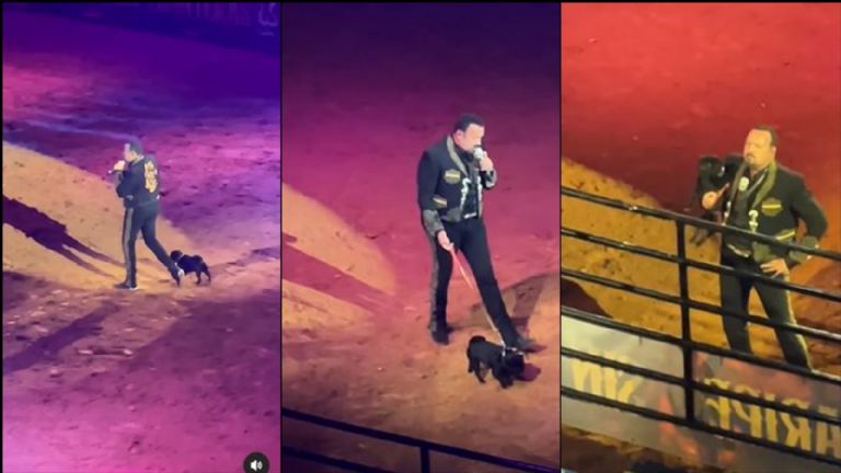 Pepe Aguilar y el 'Gordo' en el Jaripeo Sin Fronteras