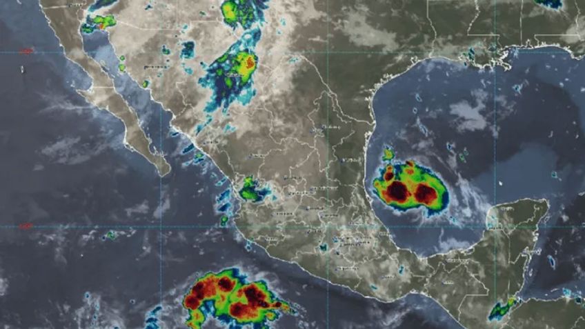 Ciclón tropical podría provocar lluvias en México; tocaría tierra en las próximas horas