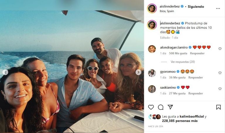 Viaje de AIslinn Derbez y Vadhir sin Eugenio Derbez