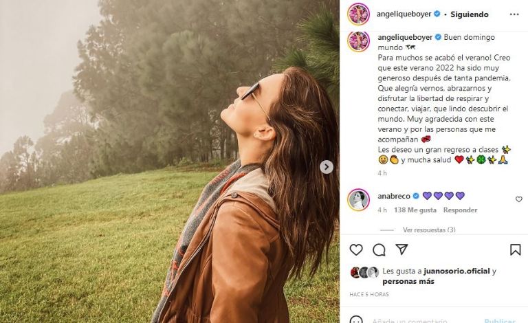 Publicación de Angelique Boyer