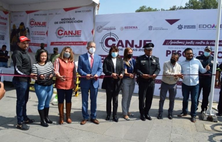 Canje de Armas en Chimalhuacán