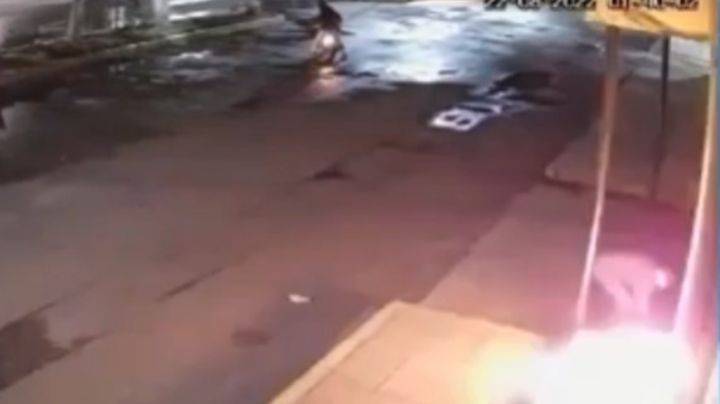 Arde Chiconcuac; Extorsionadores queman comercios por no pagar piso