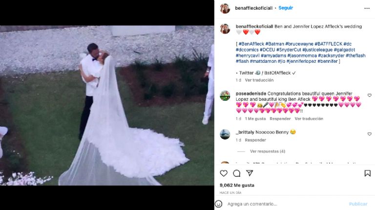 Boda Ben Affleck JLo 