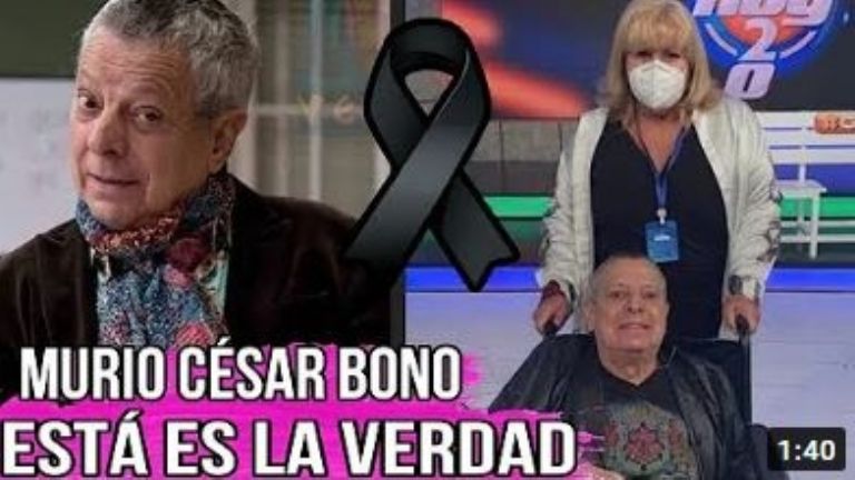 Reportan falsa muerte de César Bono