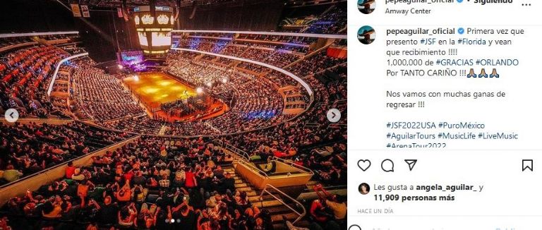 Sold out en la presentación de Pepe Aguilar de Florida