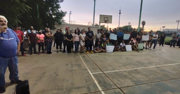 Deportistas de la Cortinas exigen seguridad al alcalde