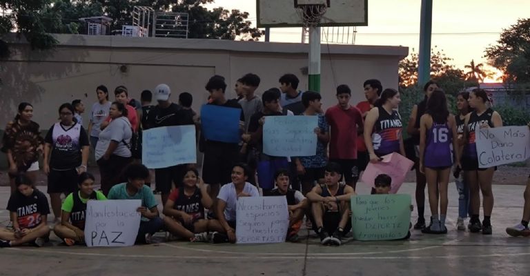 Deportistas de la Cortinas exigen seguridad al alcalde