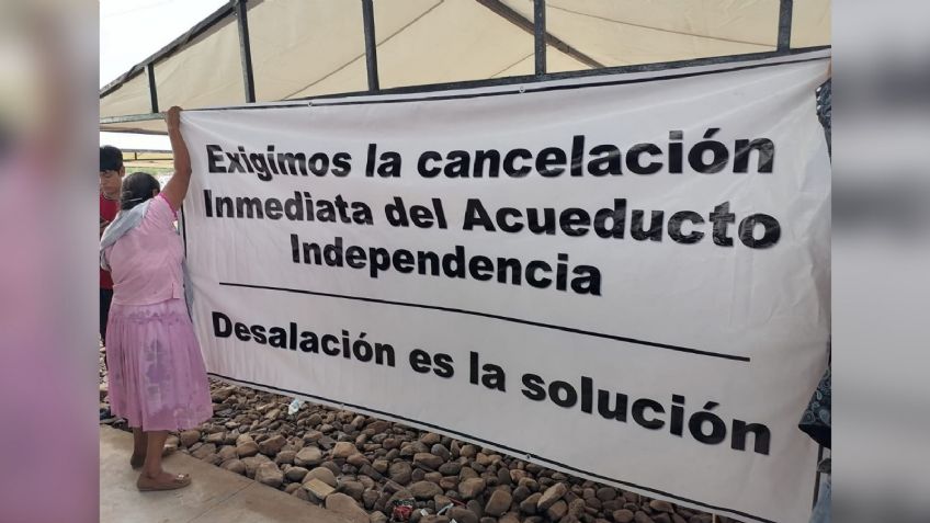 Posponen reunión con grupo yaqui tras manifestarse durante la visita de AMLO a Sonora