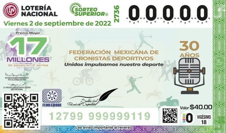 Billete de Lotería conmemorativo