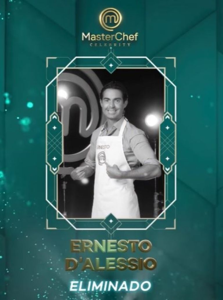 Ernesto fue eliminado de MasterChef