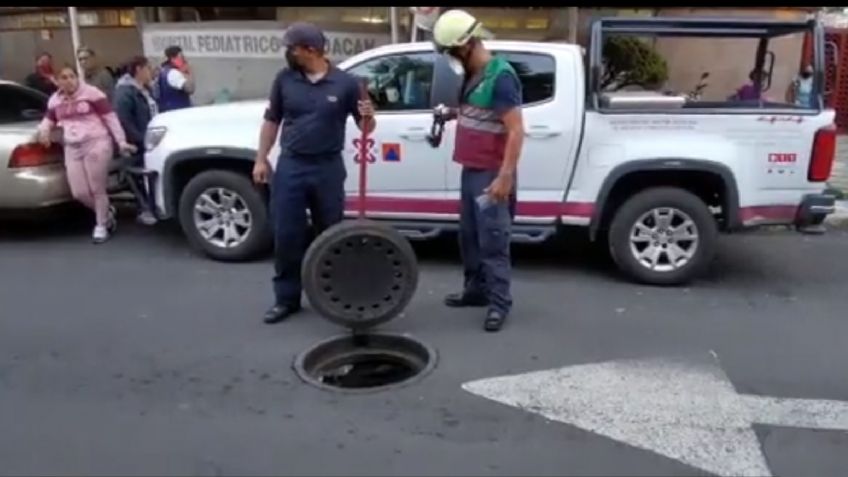 Equipos de emergencia controlan fuga de gas en Hospital Pediátrico de Coyoacán