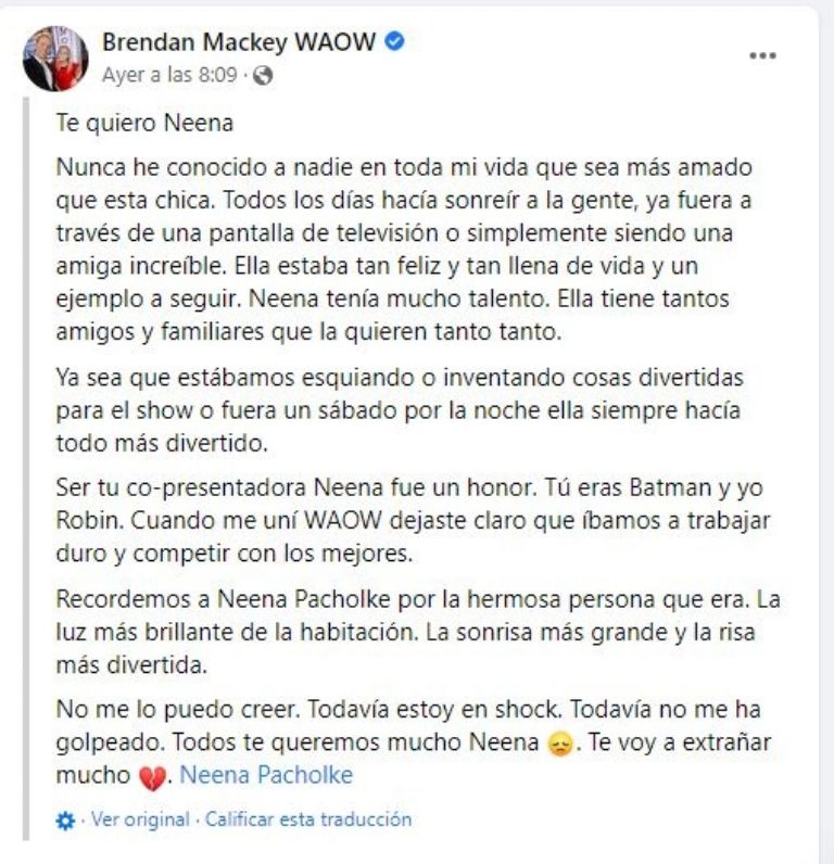 Publicación de Brendan Mackey