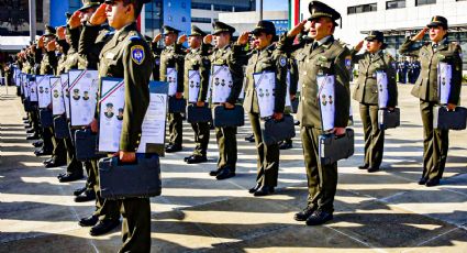 Se gradúan 581 oficiales y subtenientes, realizarán labores en Ejército y Guardia Nacional