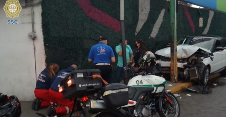 accidente en circuito interior en cdmx