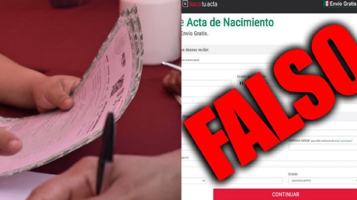 Registro Civil de la CDMX detecta sitio de Internet que emite actas de nacimiento falsas