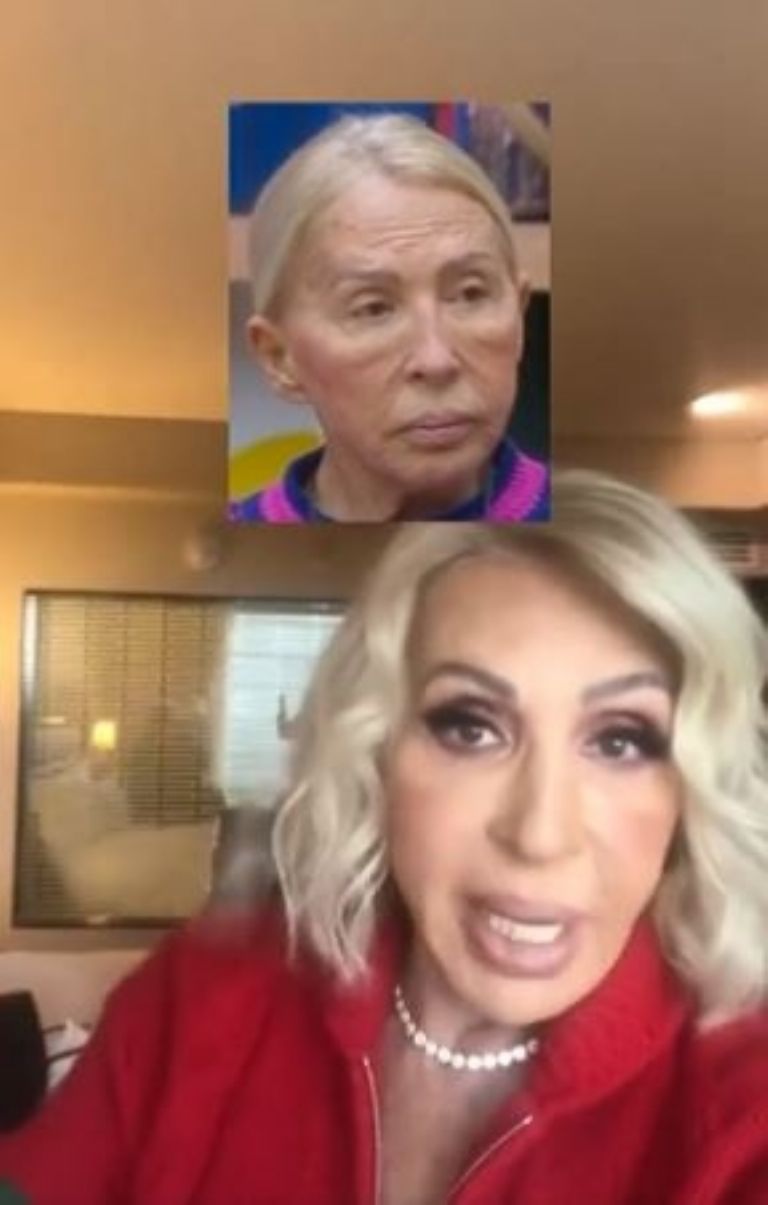 Laura Bozzo recién arreglada