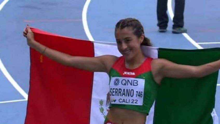 Orgullo mexicano: Karla Ximena Serrano se cuelga el oro en marcha del Mundial Sub-20