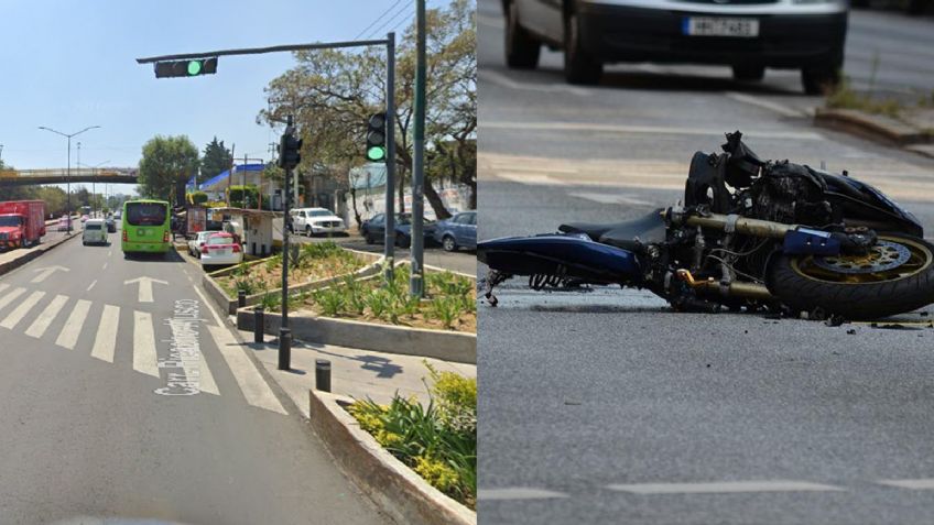 Accidente de motocicleta en la Picacho-Ajusco en CDMX deja como saldo a una mujer sin vida