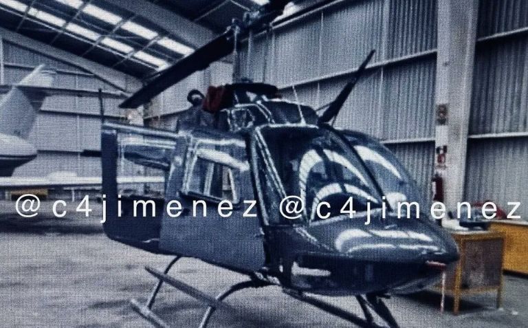 En la imagen, el vehículo aéreo que habría sido robado del AICM. Foto: Twitter