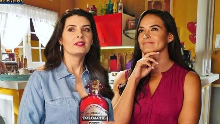 Mayrín Villanueva y Gina Holguín, en 'Vecinos'