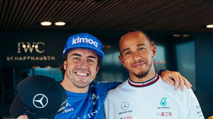 Todo en paz: Fernando Alonso y Lewis Hamilton hacen las pases tras choque en Bélgica