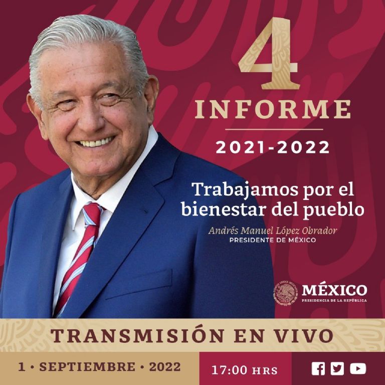 Cuándo y dónde ver en vivo el Cuarto Informe de Gobierno de AMLO. Foto: Internet
