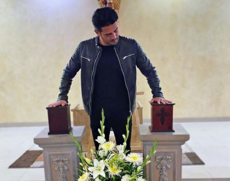 Ricardo sufrió mucho con la partida de sus padres