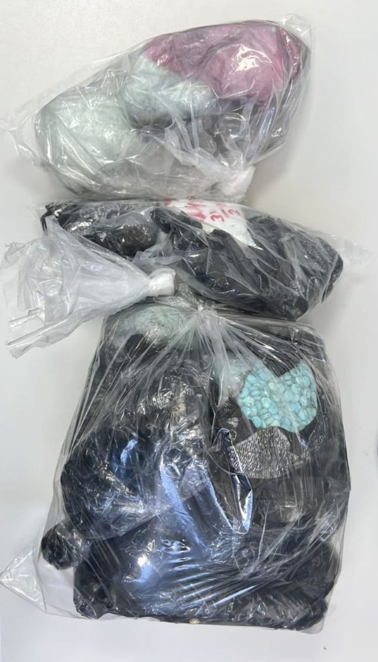  887 gramos de fentanilo y 18 mil 835 pastillas de la misma sustancia