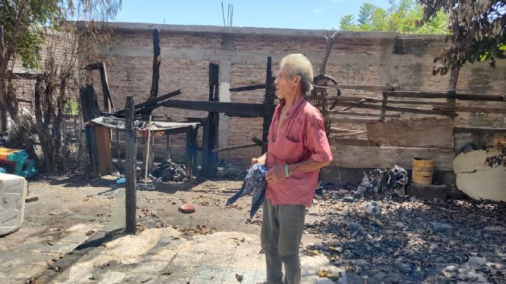 Tras perder su casa en un voraz incendio, familia pide ayuda en Ciudad Obregón