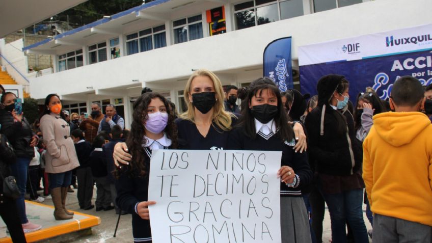 En Huixquilucan se preocupan por la educación; Renuevan 22 escuelas en tres meses