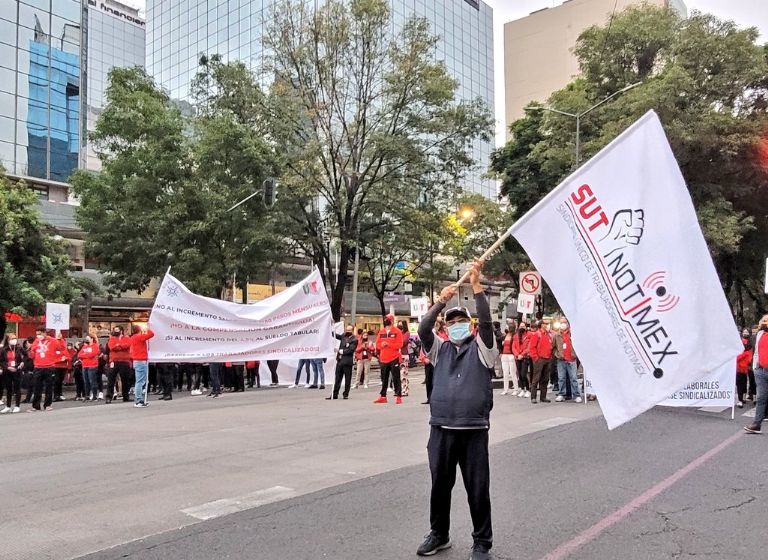 Manifestaciones sobre Insurgentes Sur