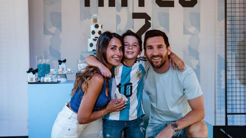 Argentino de corazón: Hijo de Lionel Messi celebra su cumpleaños con fiesta de la Albiceleste