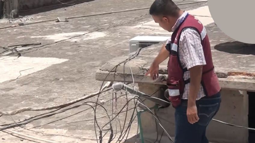 Mercado Municipal de Navojoa: 'Una bomba de tiempo'; el cableado eléctrico en mal estado