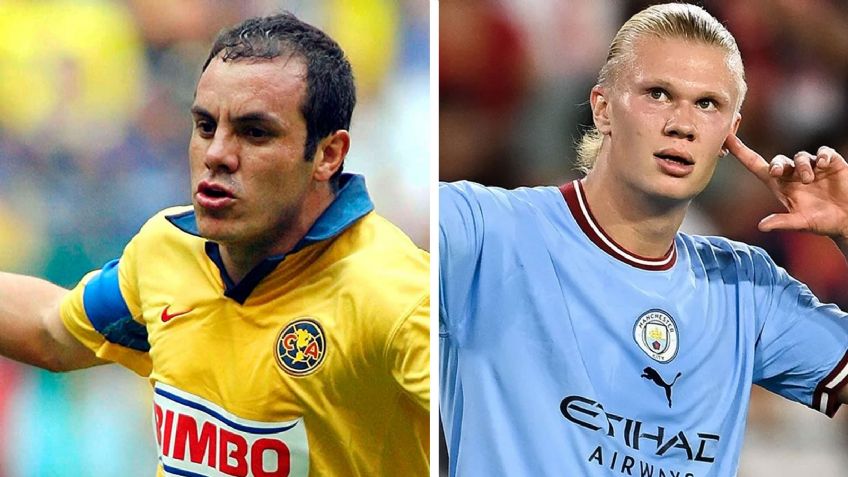 "Vio videos de Cuauhtémoc Blanco": Recuerdan en redes al americanista con golazo de Haaland