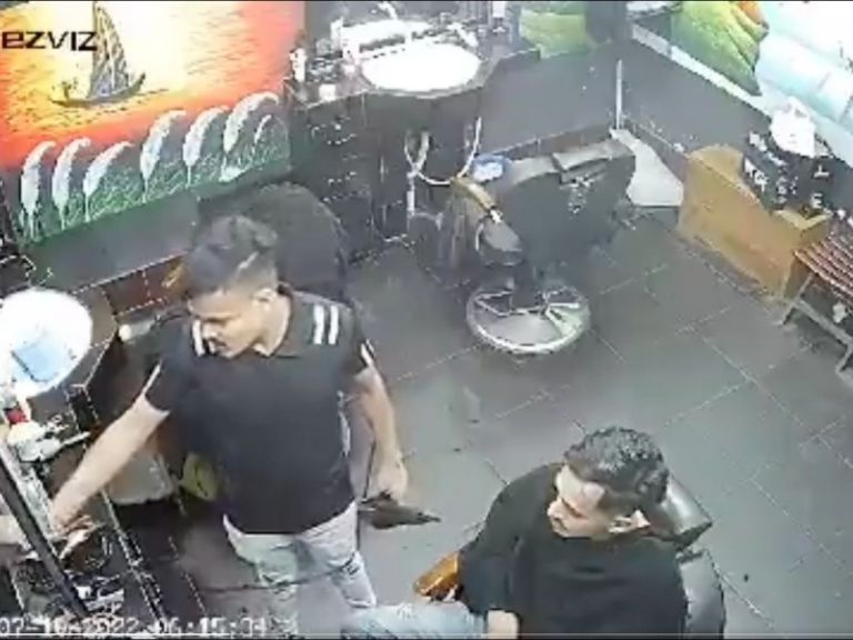 Explosión en barbería 