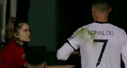 Otra de Cristiano Ronaldo: Desprecia a aficionada que le pidió foto en partido de Europa League