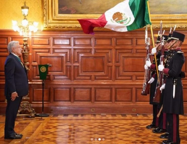 El presidente AMLO encabezó la ceremonia del Grito de Independencia. Foto: Instagram