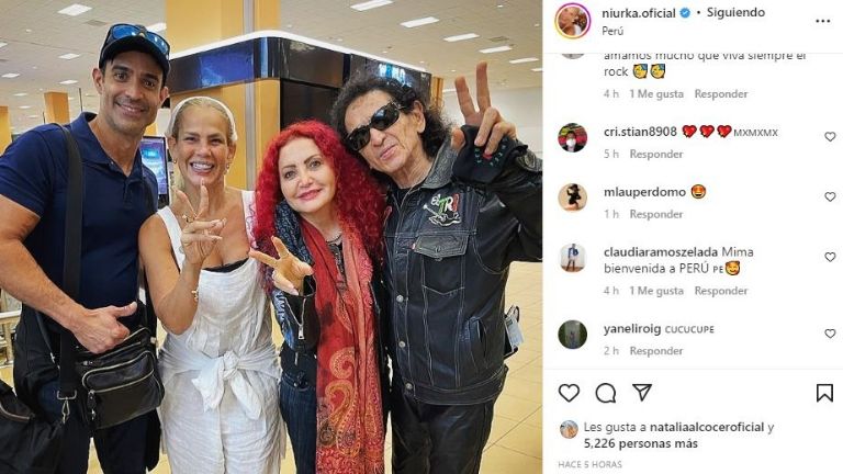 Alex Lora y Niurka se encuentran en Perú