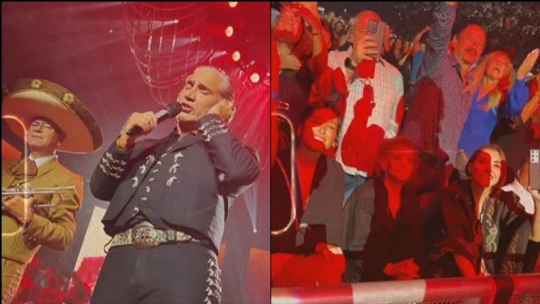 Alejandro Fernández le canta a Doña Cuquita