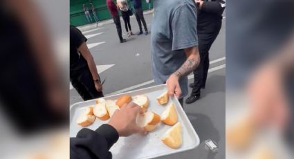 (VIDEO) "México surreal": Brigadistas regalan pan para el susto tras sismo en CDMX