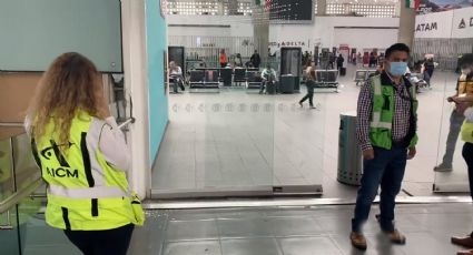 Vidrios rotos y hasta fugas de agua en el AICM, el saldo que dejó el sismo en CDMX