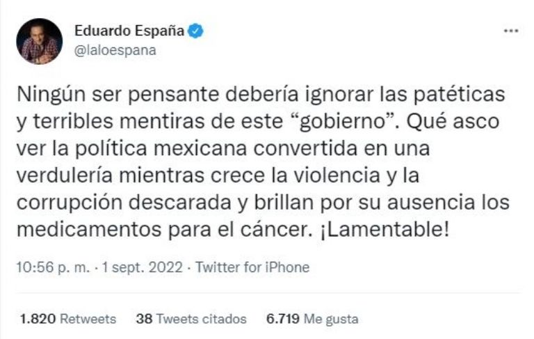 Tuit de Eduardo España