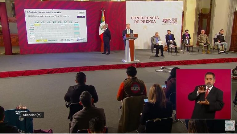 En la imagen, López-Gatell informa sobre la pandemia. Foto: Gobierno de México