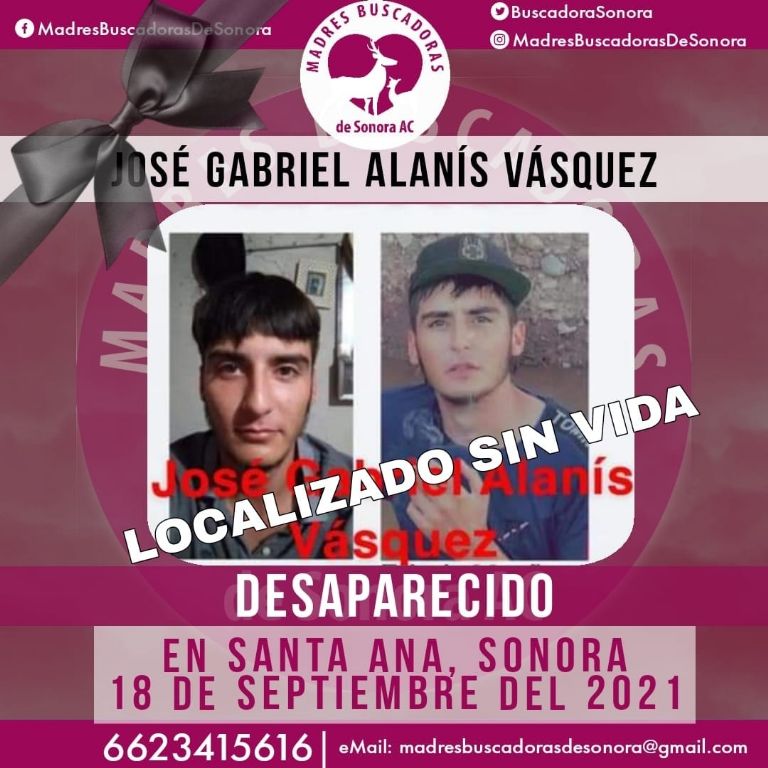 La ficha de José Gabriel Alaniz Vásquez
