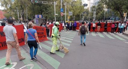 Sal con tiempo: Metro y Metrobús presentan retrasos debido a bloqueo en Reforma; van 17 horas