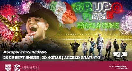 ¿Cómo ver el concierto del Grupo Firme en el Zócalo en vivo? Aquí te damos los detalles