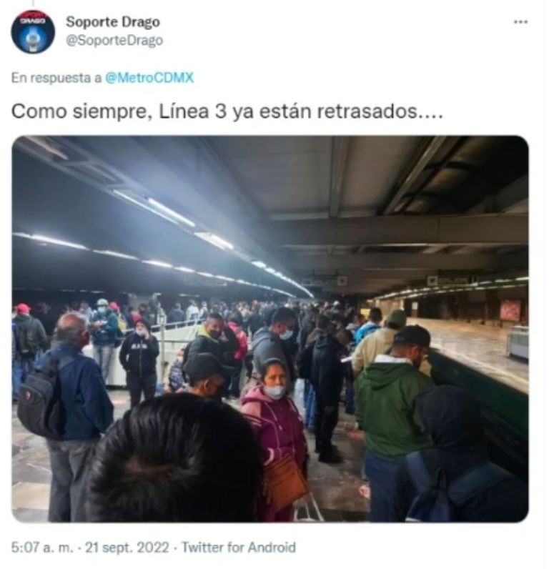 Quejas Metro Línea 3 