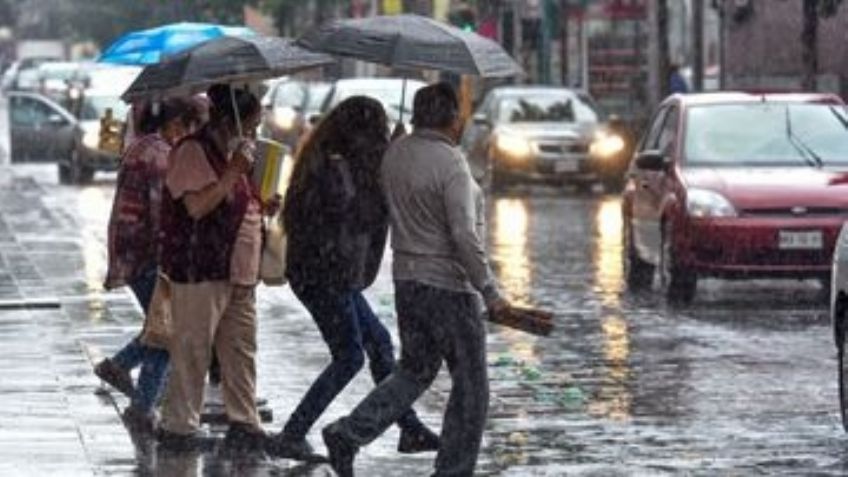 Conagua: ¡Precaución! Se esperan lluvias fuertes en estas 4 entidades de México